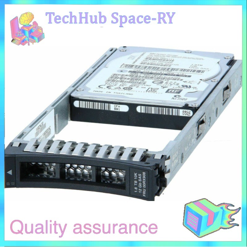 IBM 1.8TB 00RX908 00RY111 00RY125 00WY600 10K 12G 2.5" SAS V7000 Gen2 HARD DRIVE