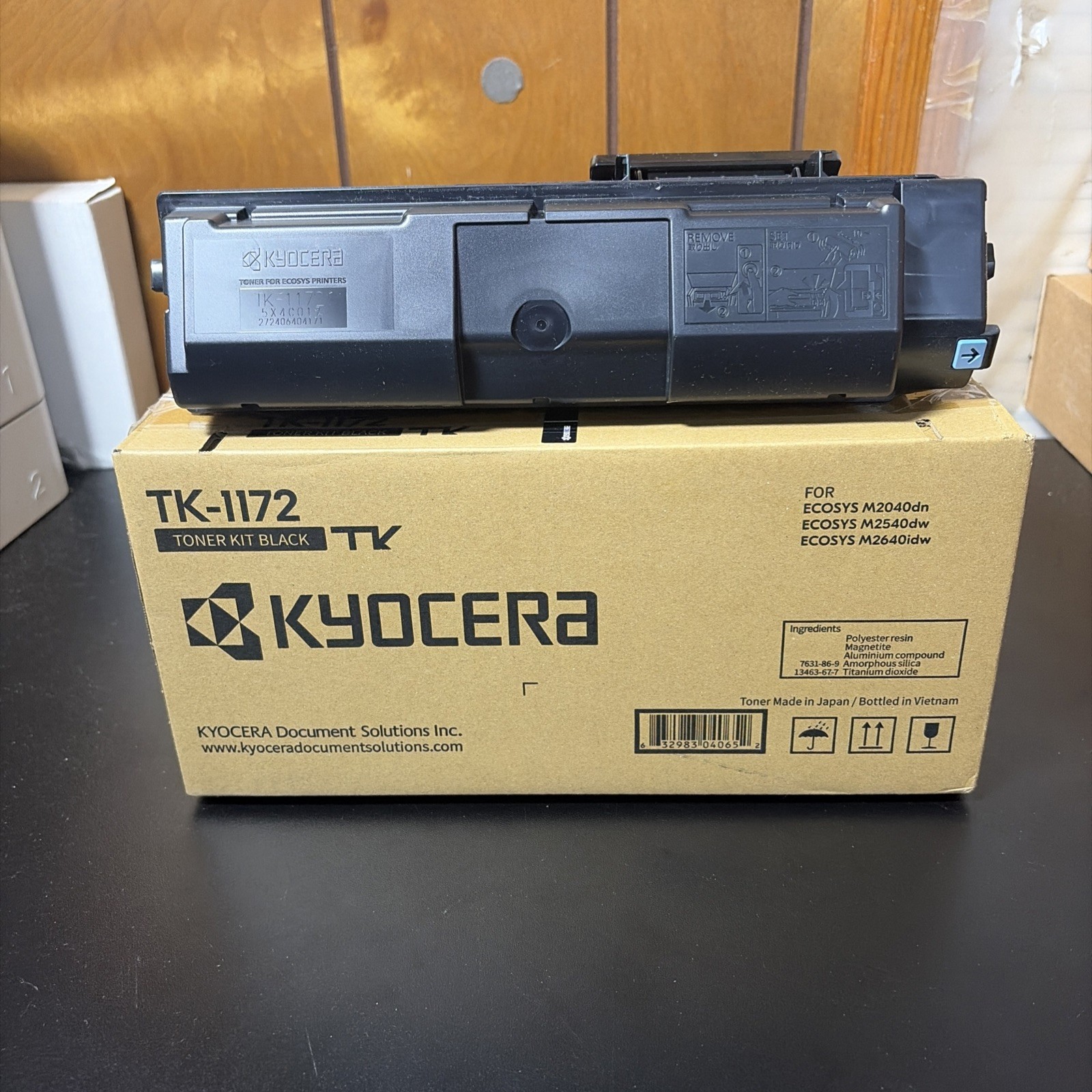 Genuine Kyocera TK-1172 Toner Cartridge Black