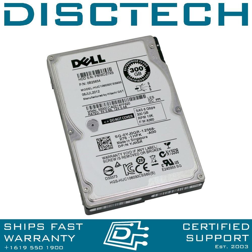 HitachiHitachi YJ0GR / 0B25654 / HUC106030CSS600 300GB 10K SAS Drive