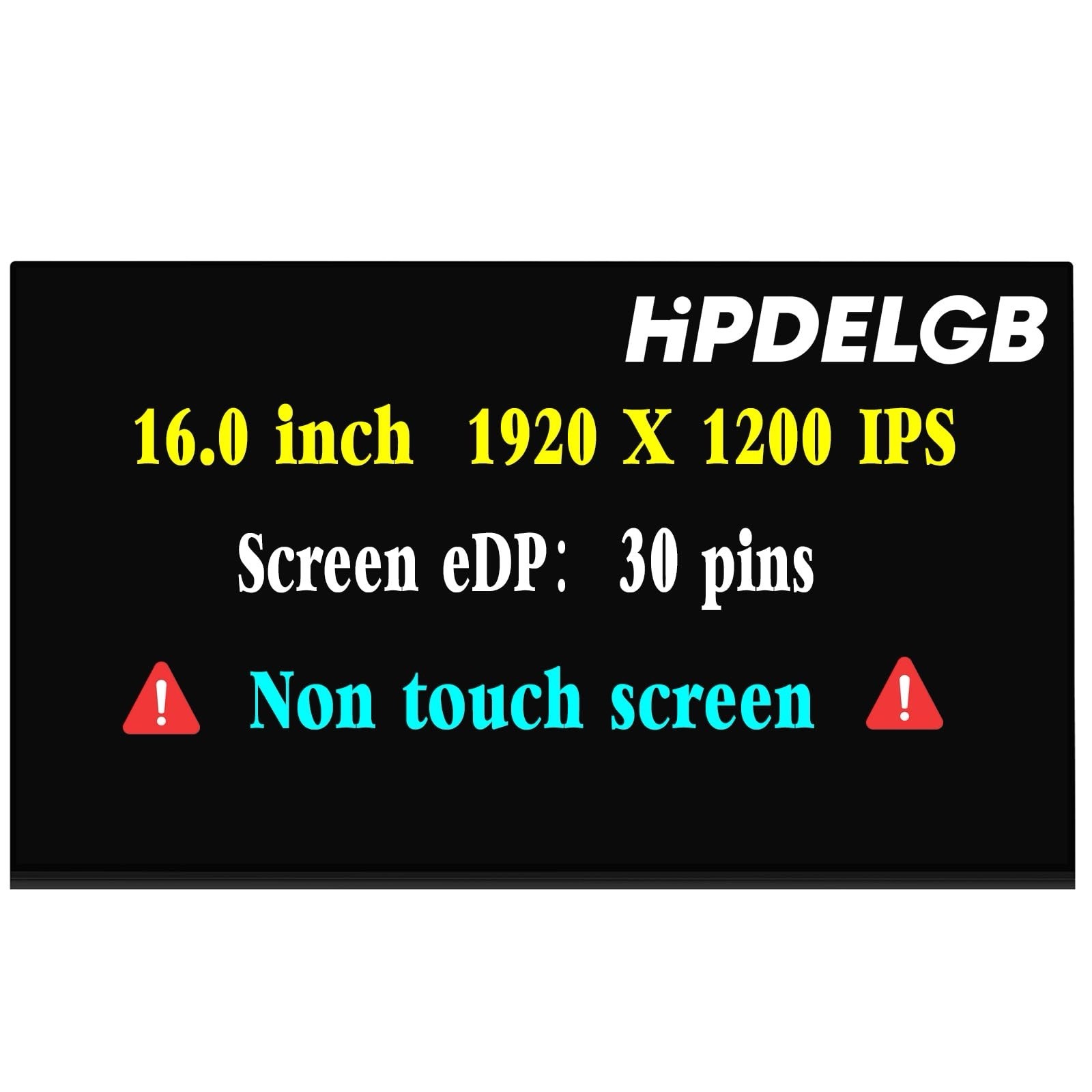 HPDELGB 16” WUXGA LCD Screen N19252-001 For HP ZBook Fury Firefly G11