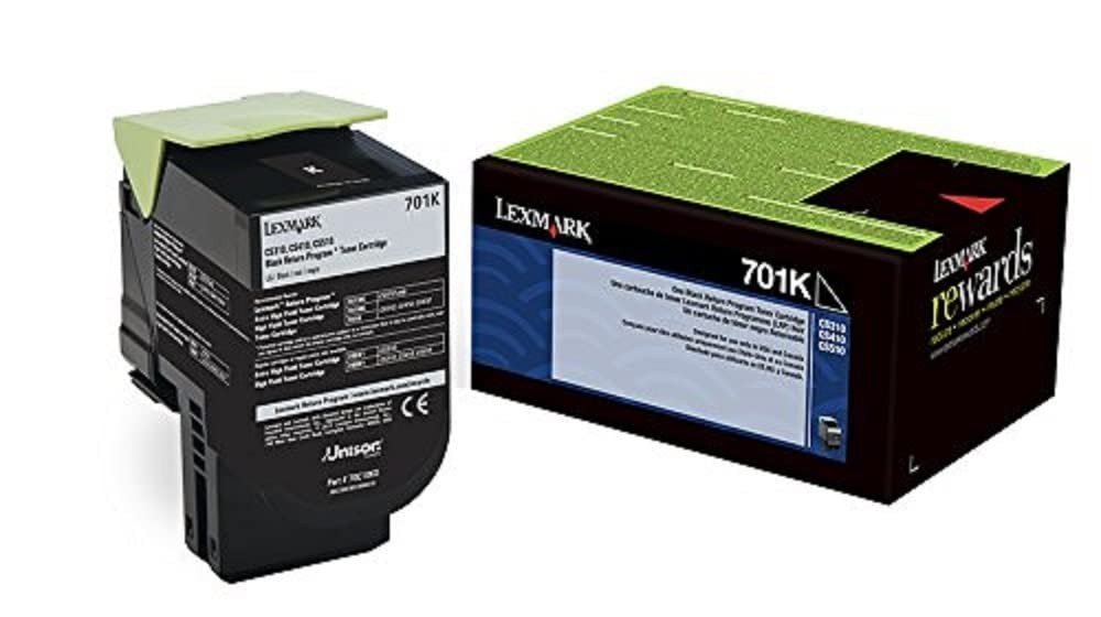 Original Lexmark 70C10K0 Black Toner. New Sealed Box, We Ship Fast