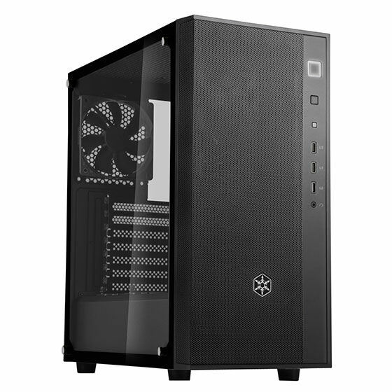Silverstone FAR1B-G (Black) FARA R1 TG (Tempered Glass) MATX/Mini-ITX Case