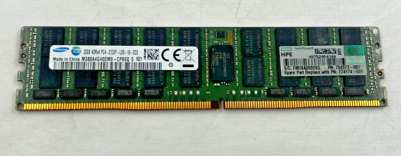 SERVER RAM -SAMSUNG 32GB 4DRX4 PC4 - 2133P  M386A4G40DM0-CPB0Q