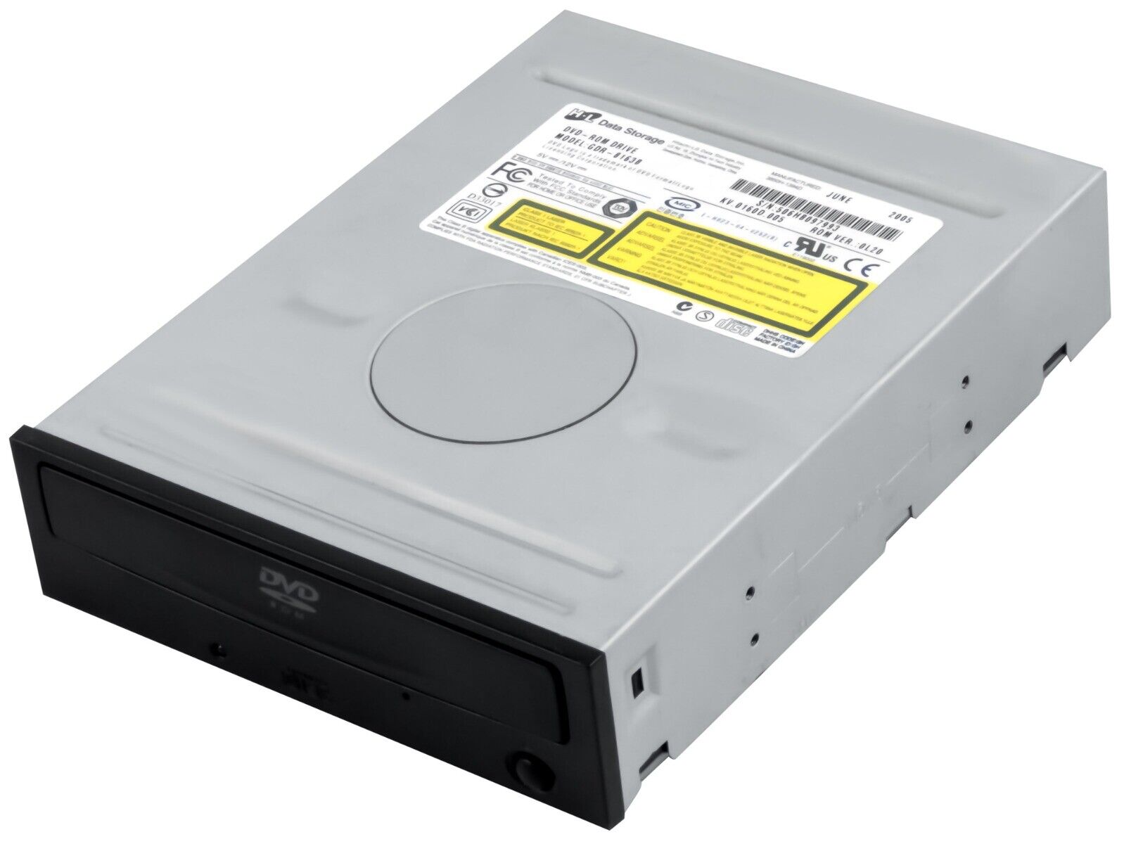 HITACHI LG GDR-8163B BLACK DVD-ROM DRIVE IDE 5.25''