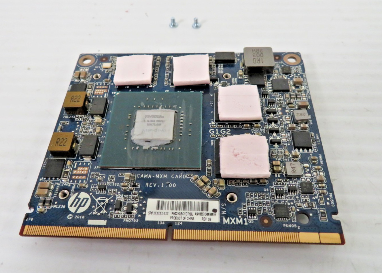 Genuine HP Z2 G4 Mini MXM Quadro P600 2GB Graphics Card P/N: L32434-002