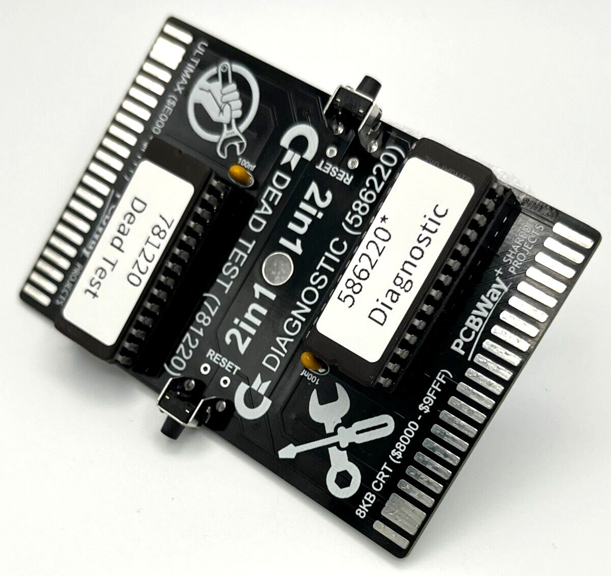 Commodore 64 Dead Test & Diagnostic Cartridge 2in1 USA seller
