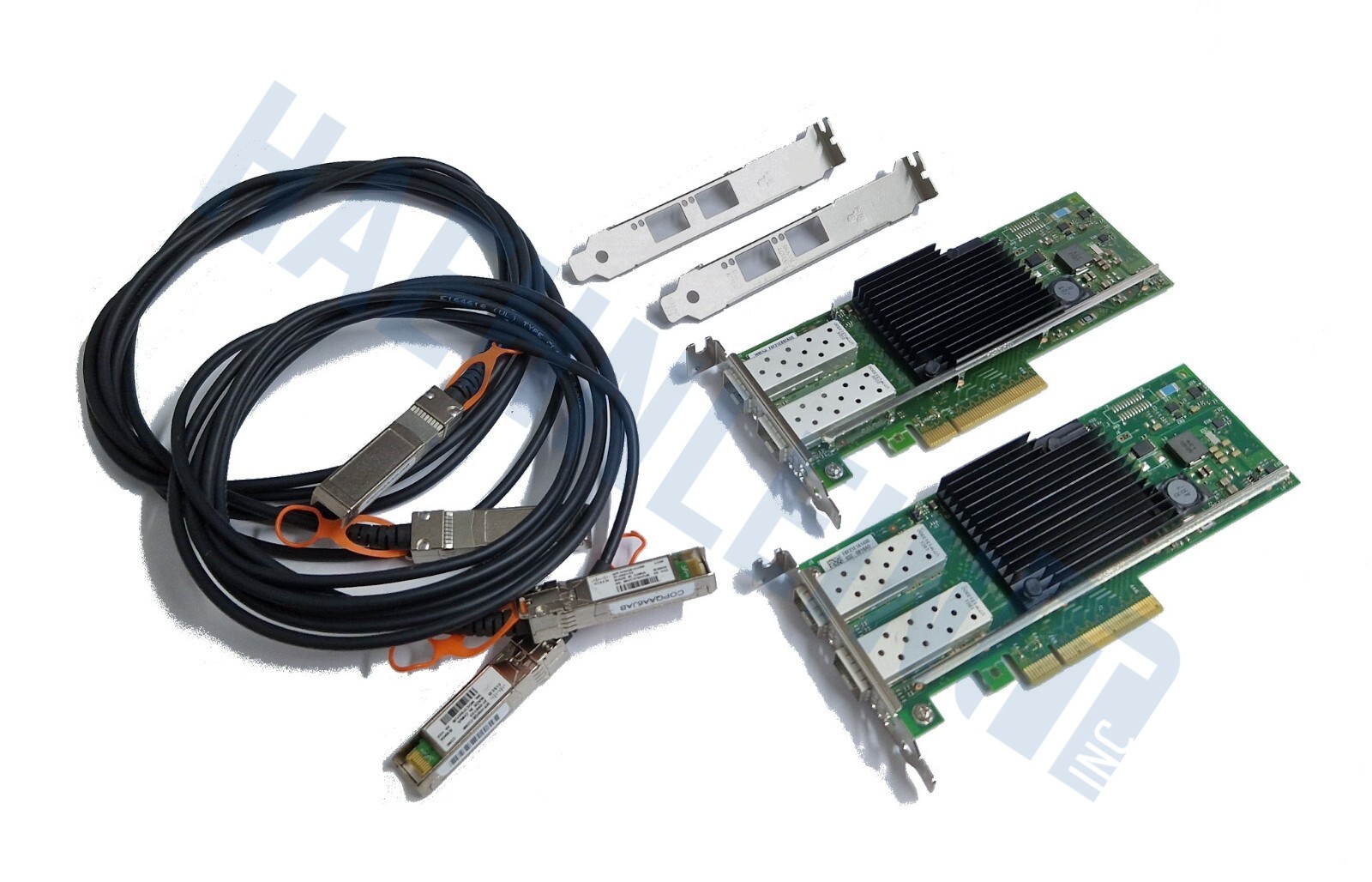 10G Network Kit 2x Intel X710-DA2 Card 10Gb PCIe 3.0 x8 Ethernet SFP+ NIC Server