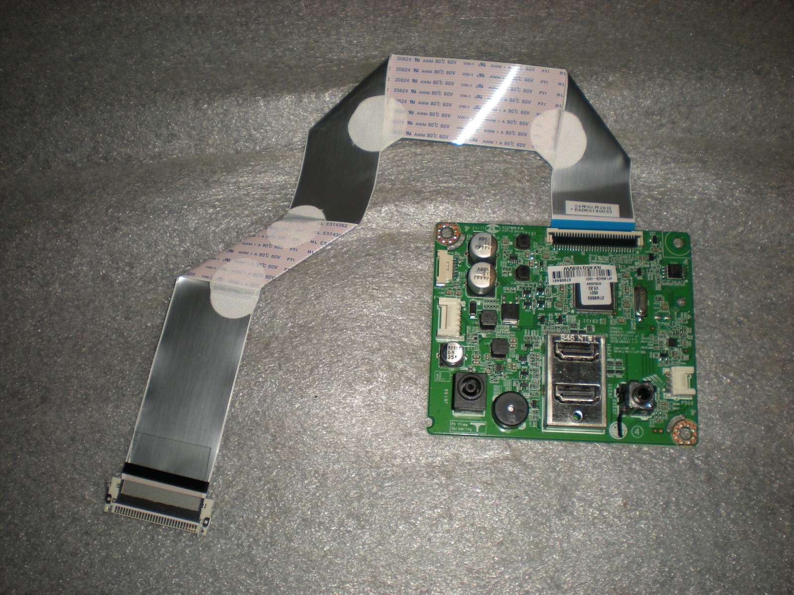 New Genuine OEM LG 27MS550-B 27" IPS Monitor Main Display Control Board & Cable