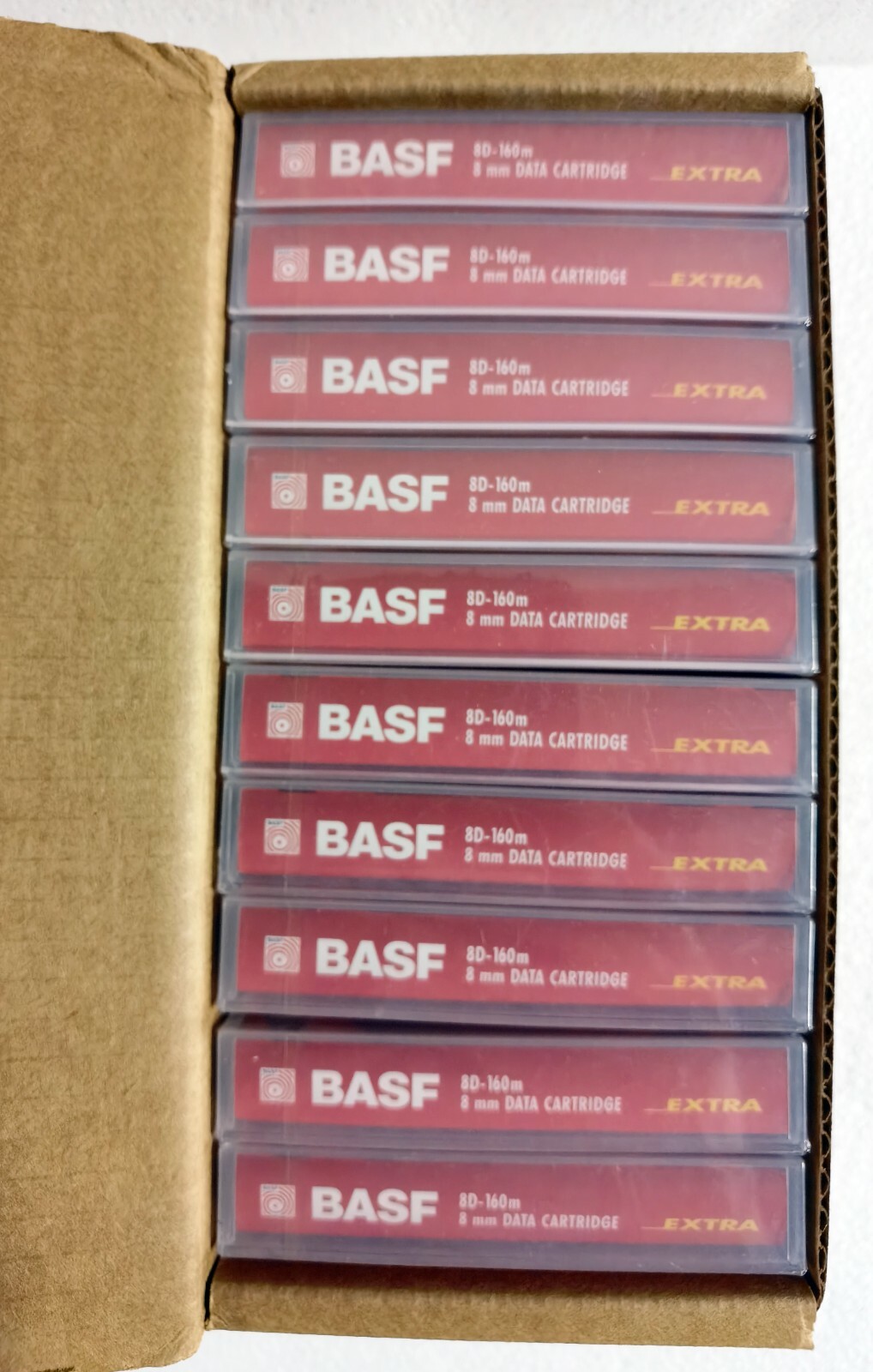10 BASF EXTRA 8D-160m - 8MM Data Tape Cartridge Made In Japan