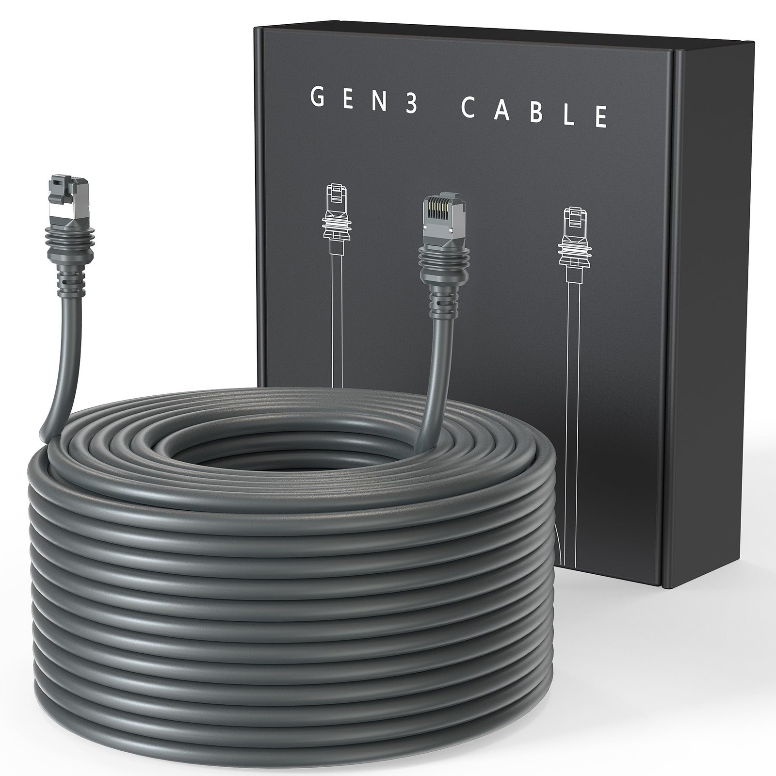 150FT Cable for Starlink Standard 4/4X/Gen3/V4/V5 24AWG