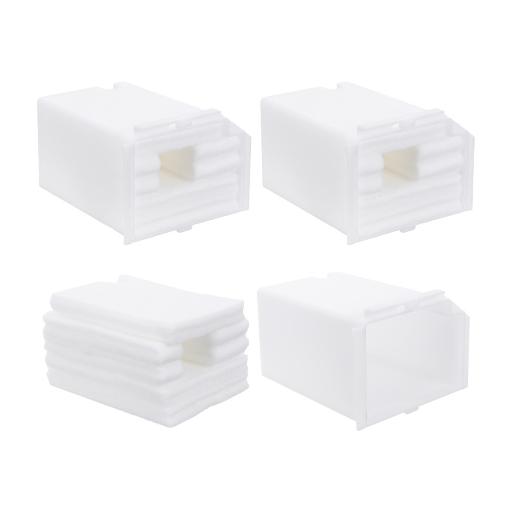 3Pcs Reusable Ink Absorbent Pads for Printer Maintenance Box White Sponge