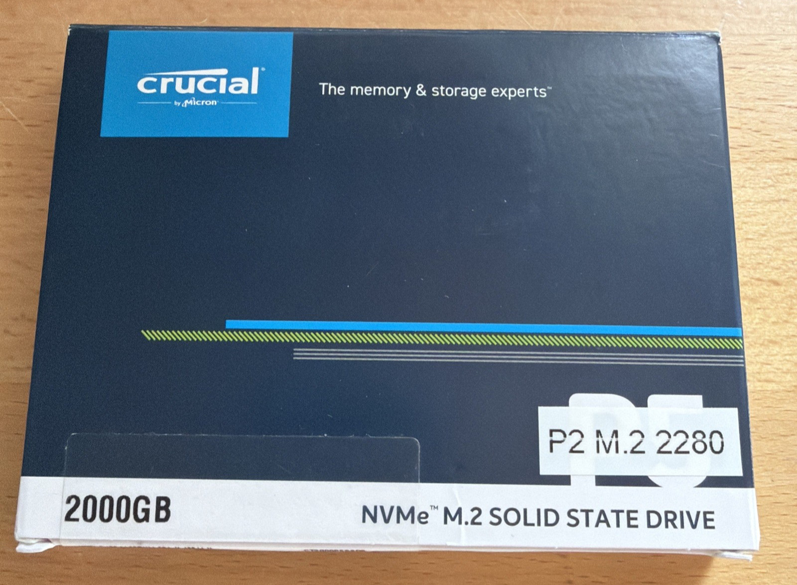Crucial/Micron P2 M.2 2280 PCle Gen3 x4 2000GB CT2000P2SSD8...2TB SSD