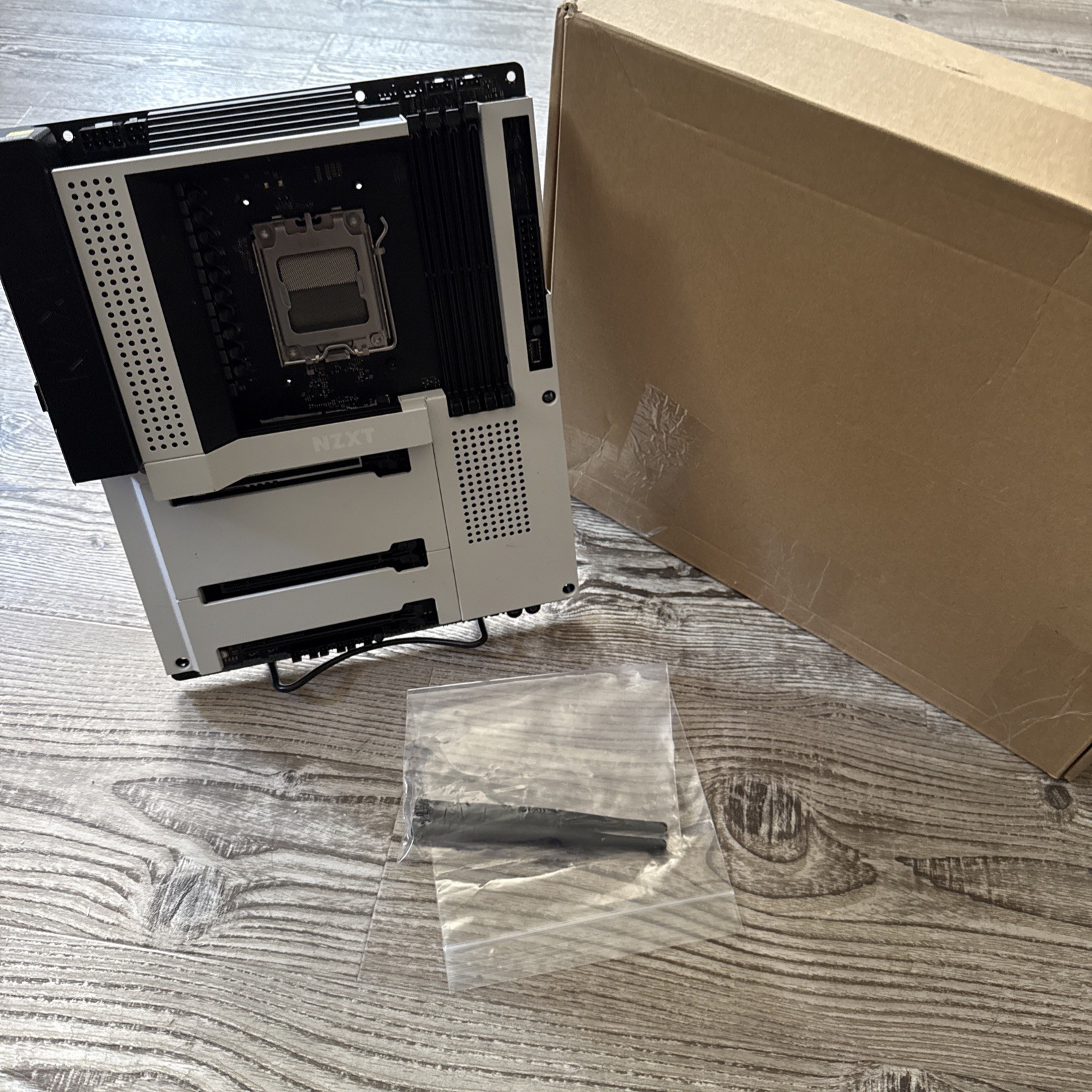 OPEN BOX NZXT N7 B650E ATX Motherboard, AMD Socket AM5, DDR5, 4 RAM Slots