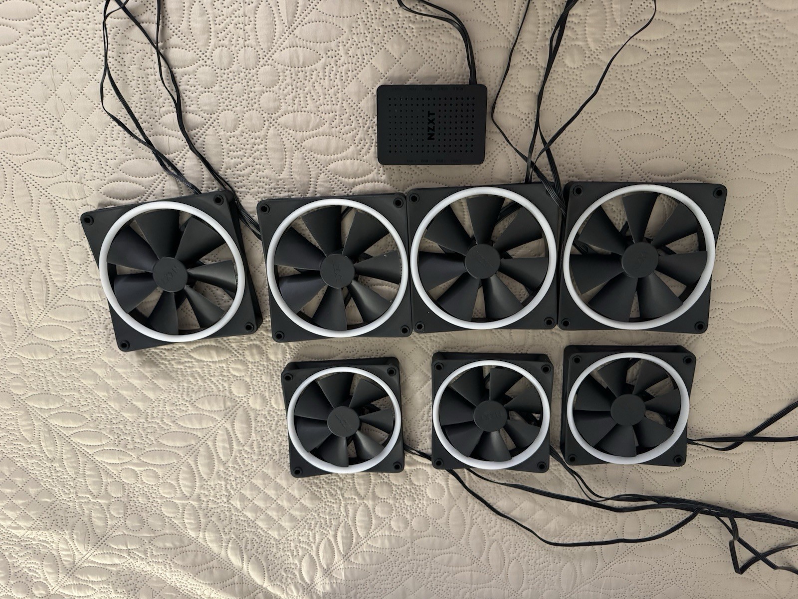 NZXT Aer RGB 120mm and 140mm  Fan RGB LED Ring w/ RGB Controller