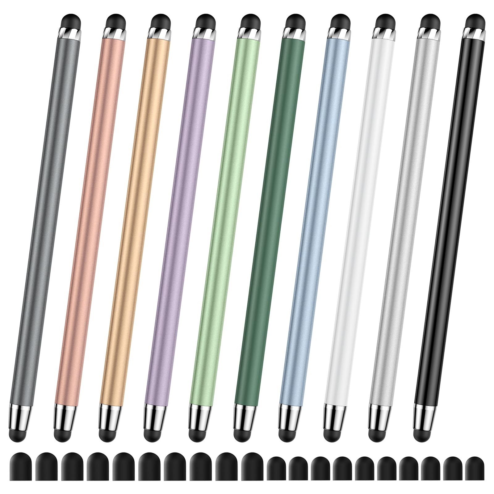 10 Pack Stylus,Stylus Pen for Touchscreen.Universal Capacitive Stylus.2in1 Du...
