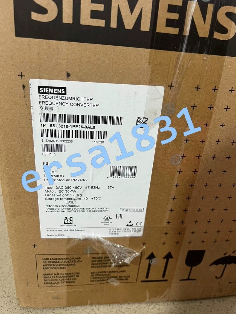 ONE NEW  6SL3210-1PE26-0AL0 6SL3 210-1PE26-0AL0 Fast shipping#DHL or FedEx