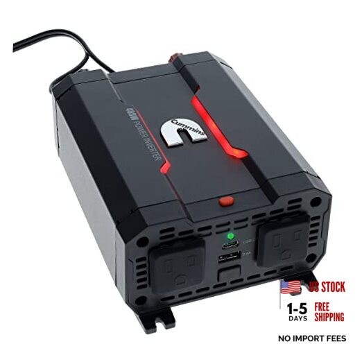 CMN400 400 Watt Car Inverter DC 12 Volts to 110 Volts AC Converter (Full Kit