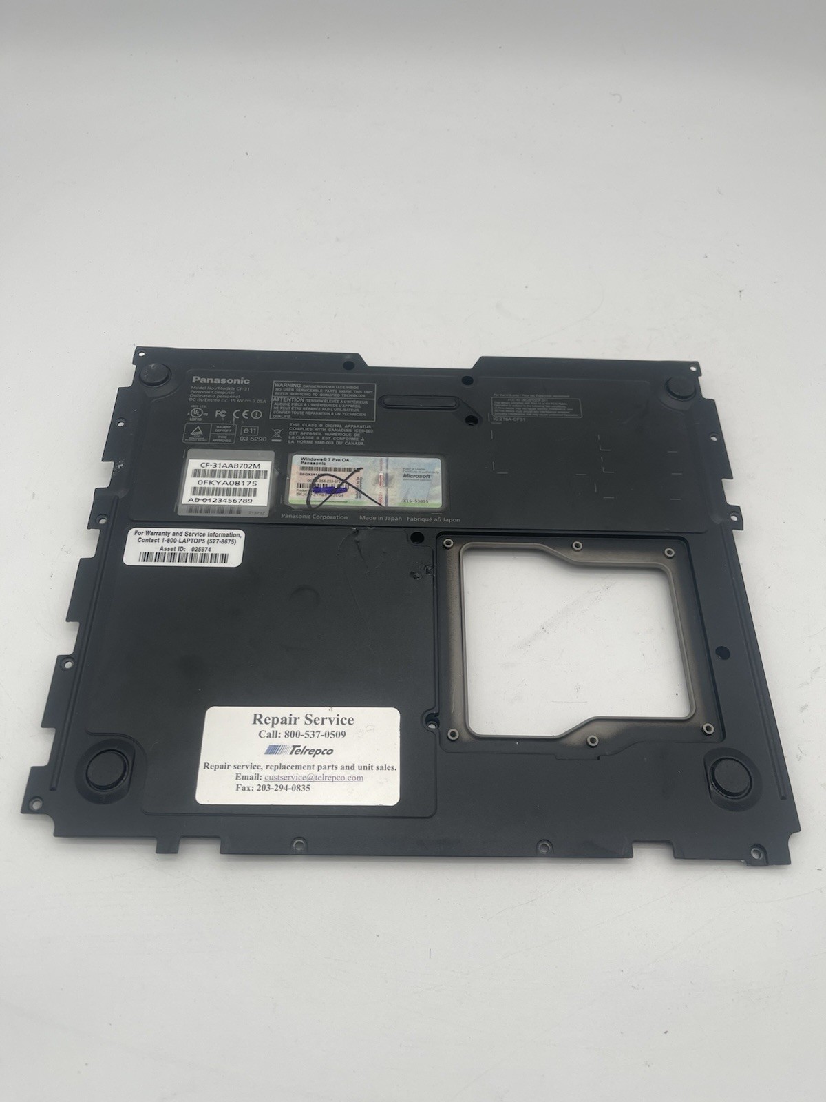 Original Shell For Panasonic TOUGHBOOK CF-31 Bottom cover Rear