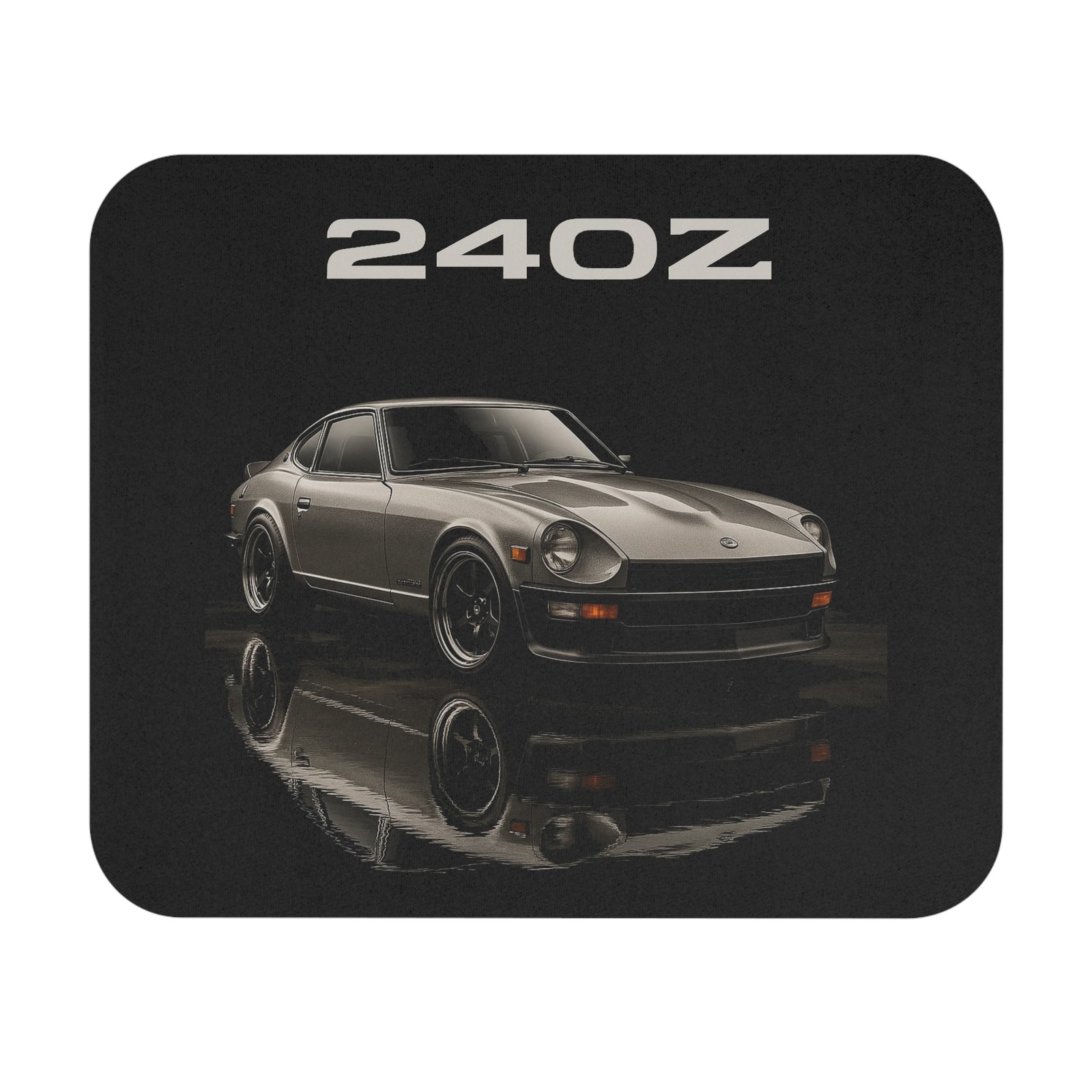 Datsun 240Z Mouse Pad – JDM Classic Car Desk Mat with Reflection Design