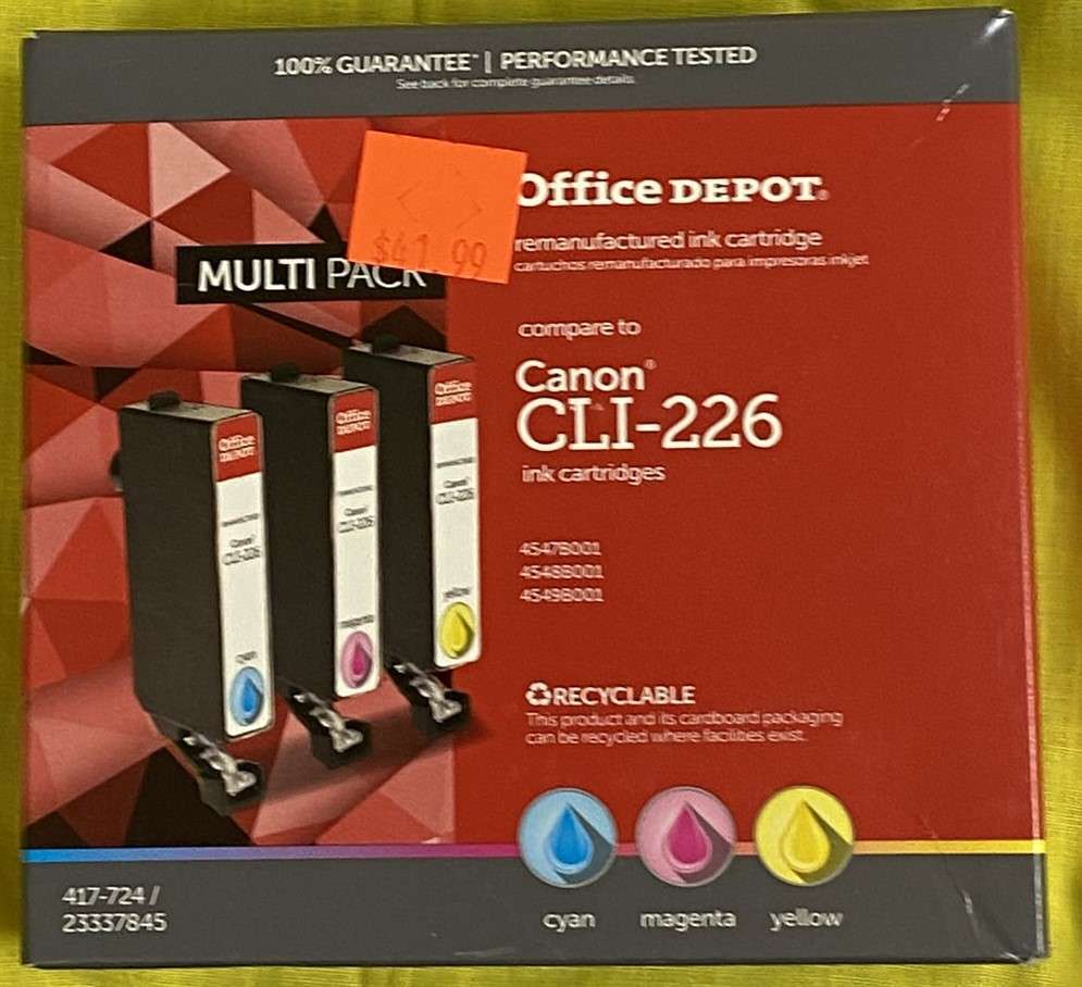 Office Depot for Canon CLI-226 Colors-NEW
