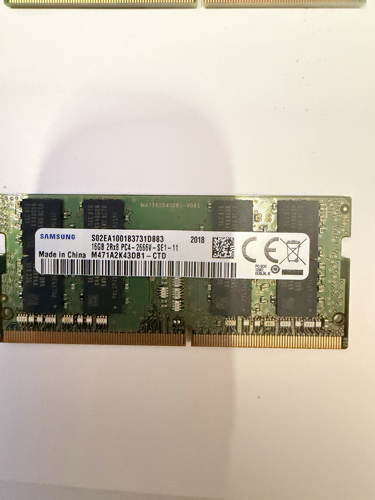 Samsung 16GB DDR4-2666