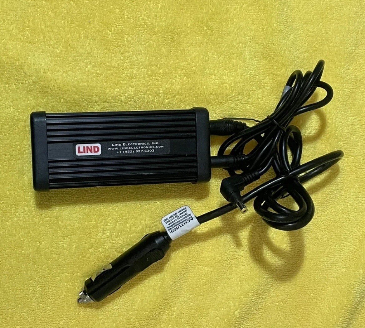 Lind Electronics PA1540-795C Black Removable Automobile Adapter For Dell Laptops