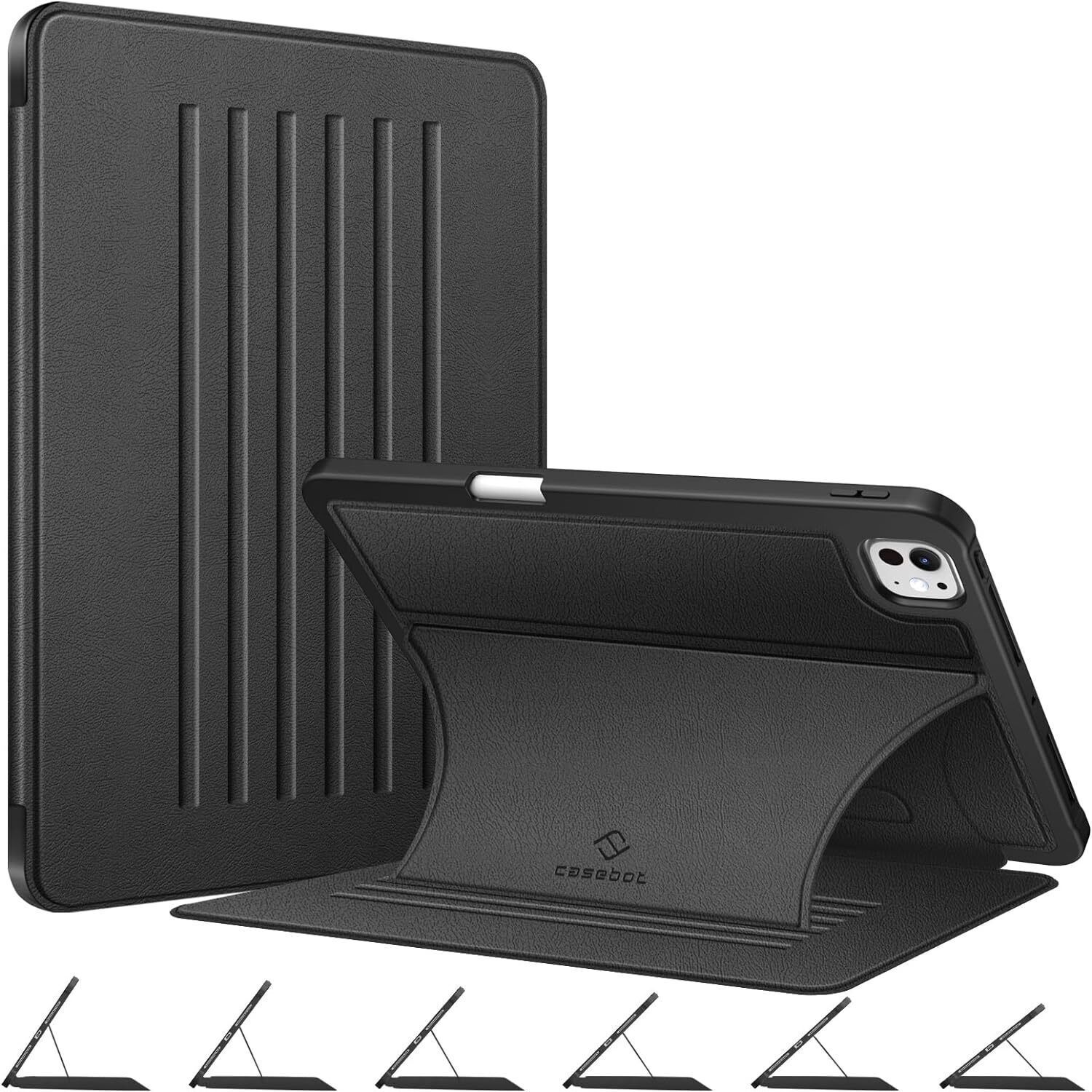 Magnetic Stand Case for iPad Pro 11-inch (M4) 2024 Shockproof Rugged TPU Cover