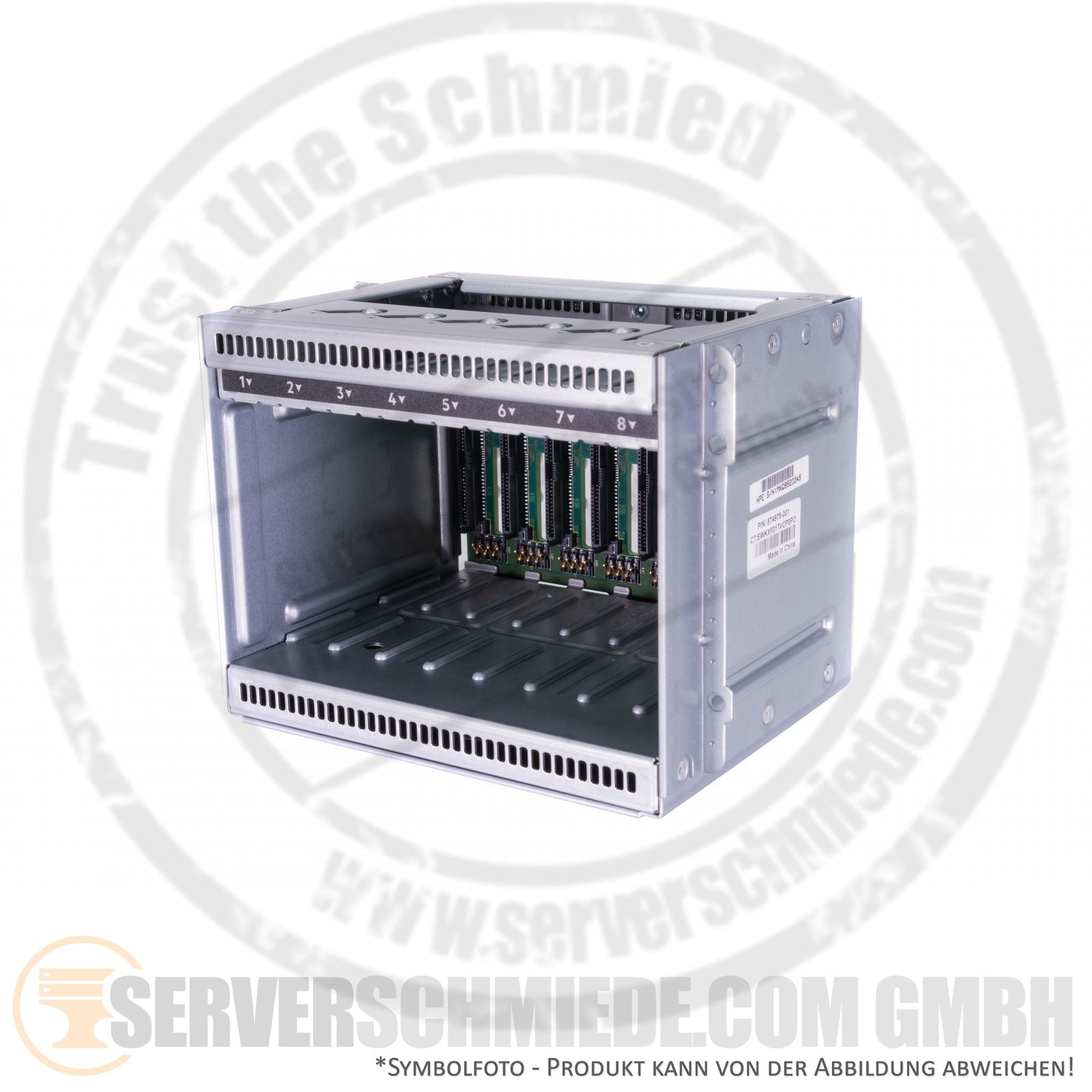 HP 8x SFF Drive Cage Kit inc SAS Backplane ML110 ML350 Gen10 874568-B21