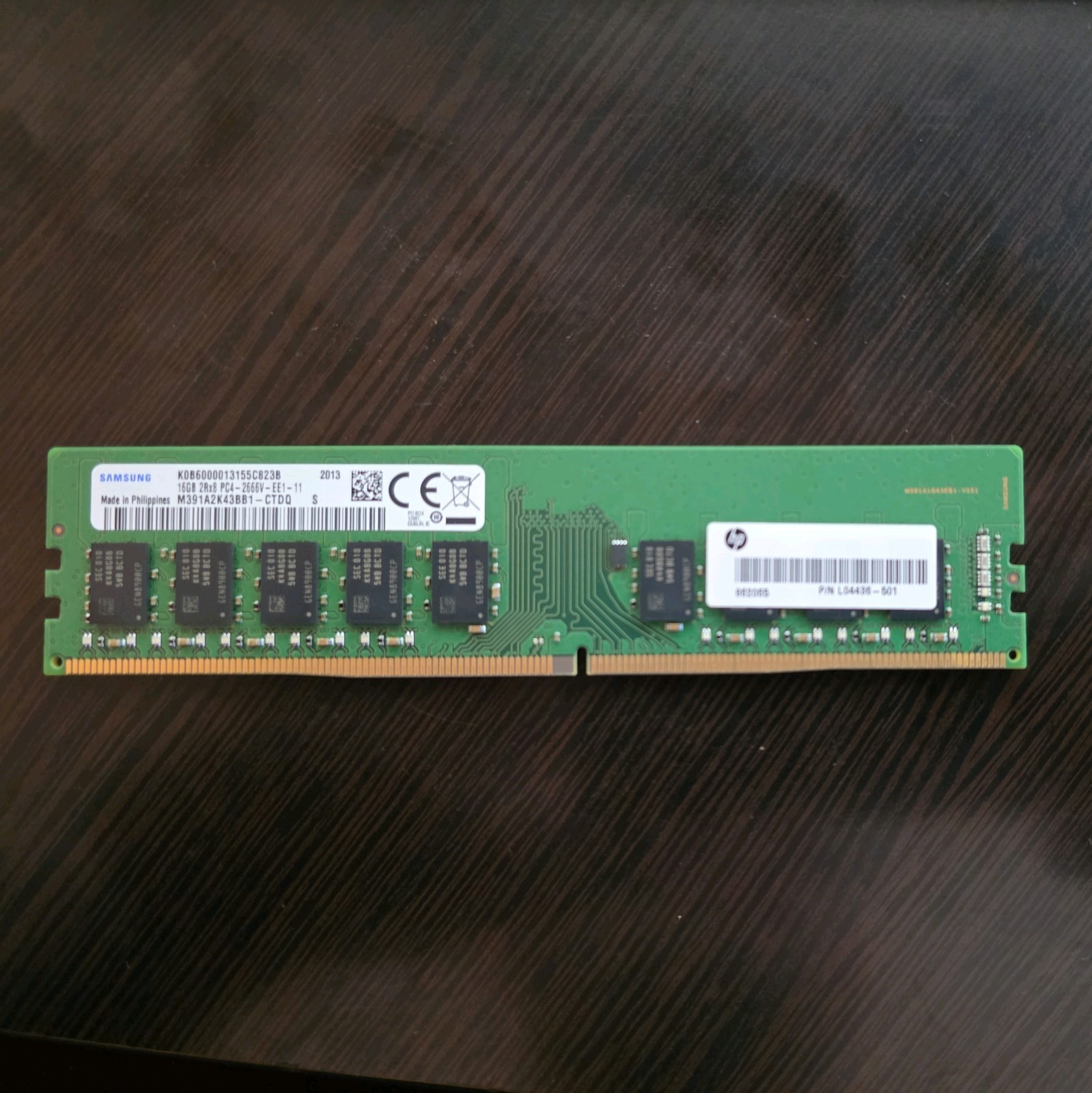 HPE/Samsung L04436-501/M391A2K43BB1-CTDQ 16GB DDR4-2666 2Rx8 ECC UDIMM RAM