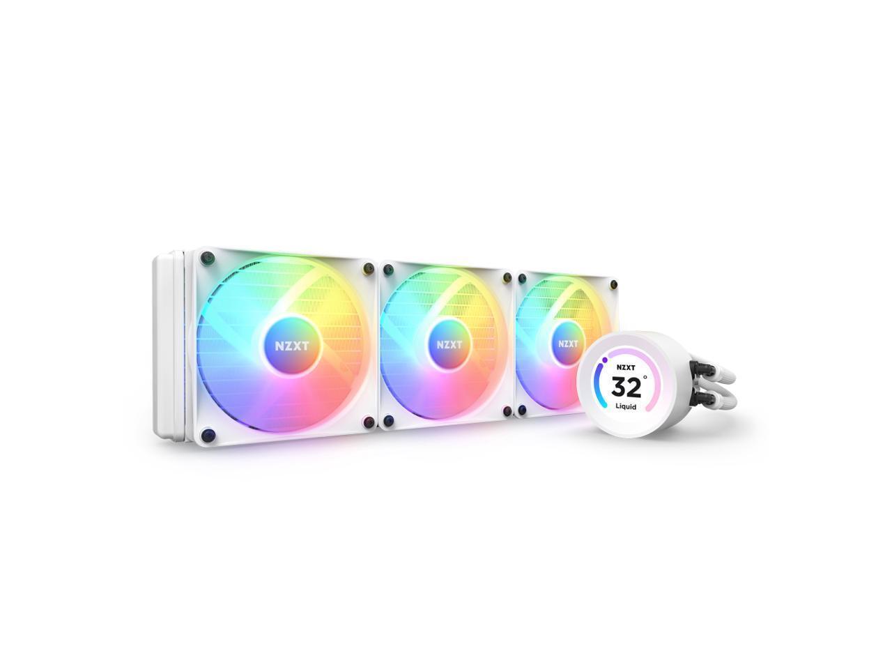 NZXT Kraken Elite RGB 360mm - RL-KR36E-W1 – RGB AIO CPU Liquid Cooler – Customiz