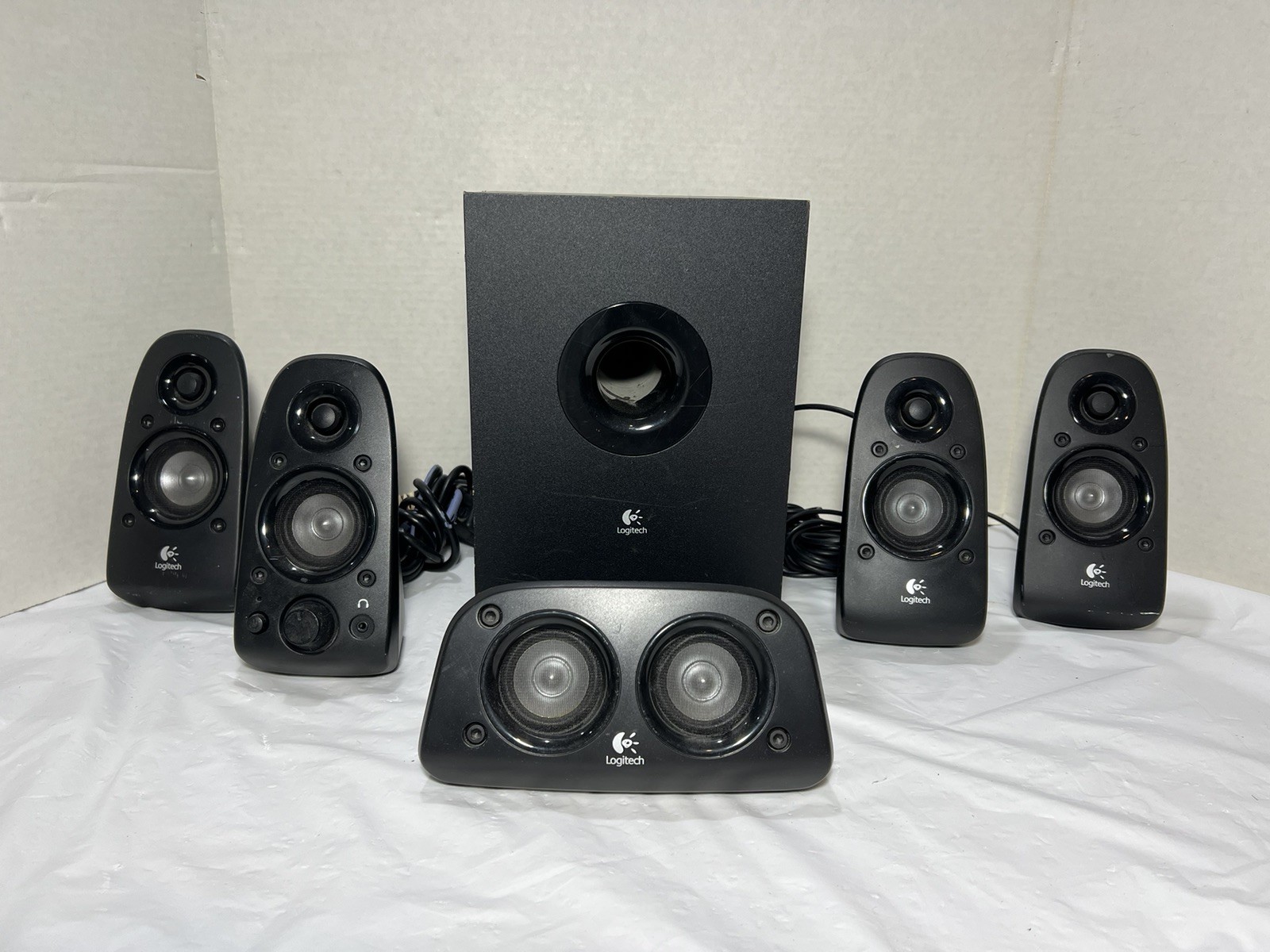 COMPLETE Logitech Z506 Surround Sound 5.1 Home Theater PC Speaker System