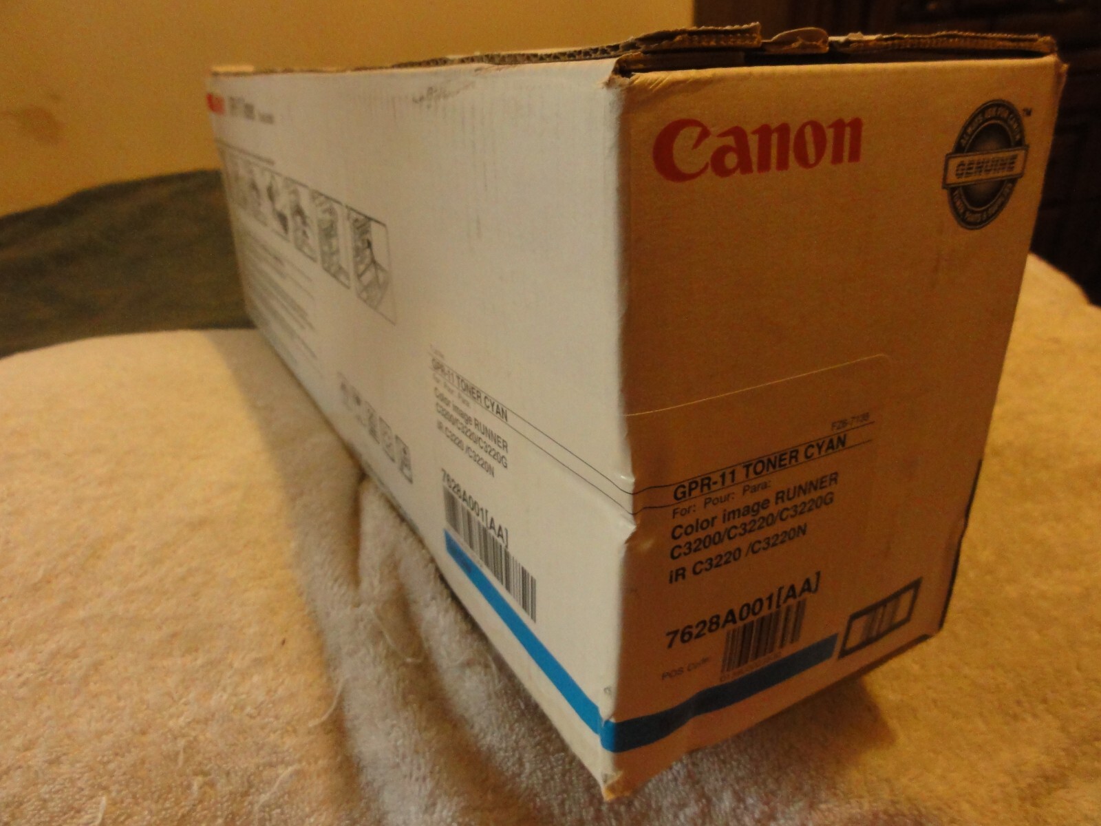 Genuine Canon GPR11 (7628A001) Cyan / Blue Toner Cartridge - NEW SEALED