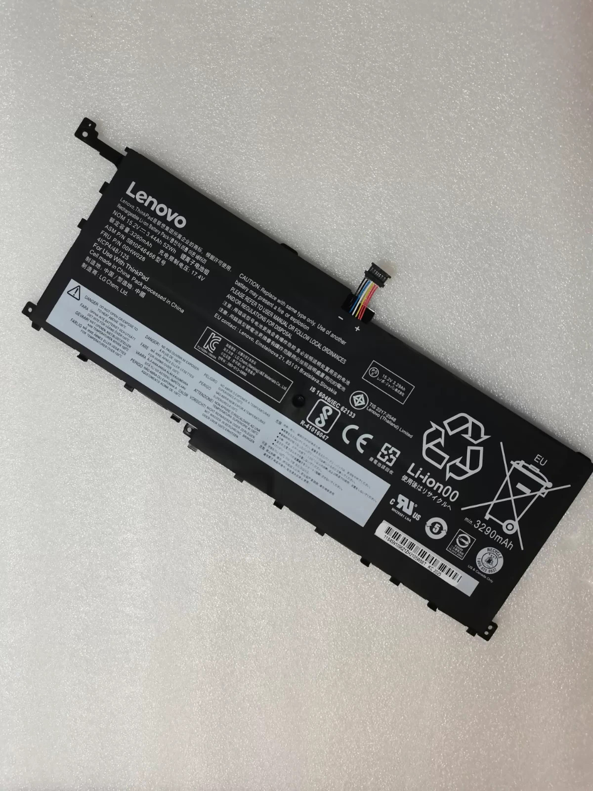 Genuine 00HW028 00HW029 Battery For Lenovo ThinkPad X1 Carbon 4th Gen X1 Yoga