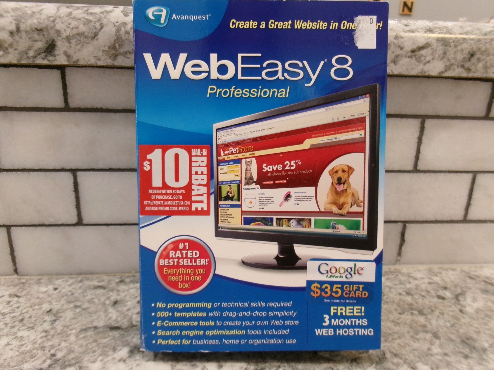 Avanquest WebEasy 8, Professional w/User Guide
