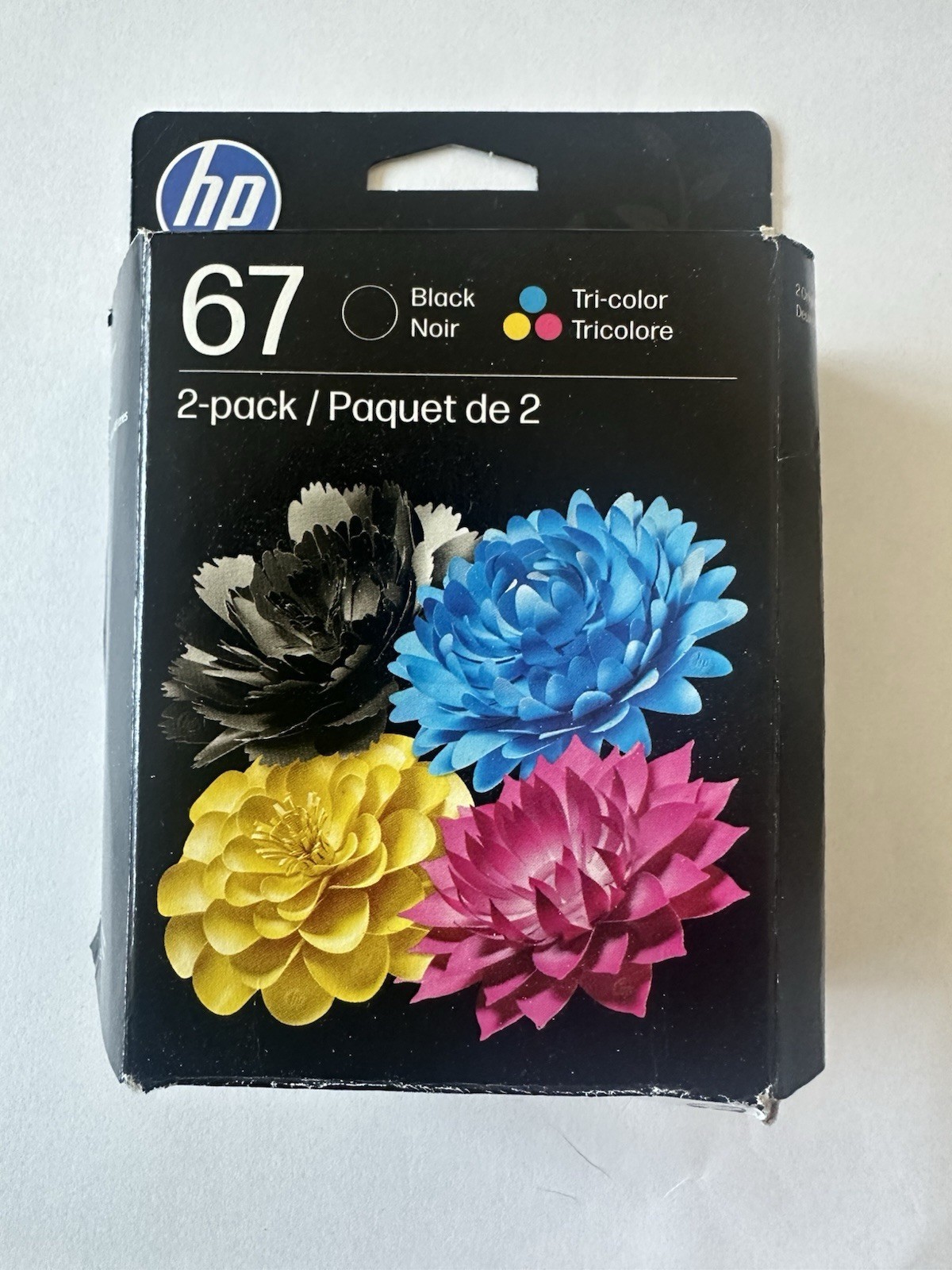 Genuine HP 67 - 3YP29AN - Black and Tri-Color Combo Pack Ink Cartridges