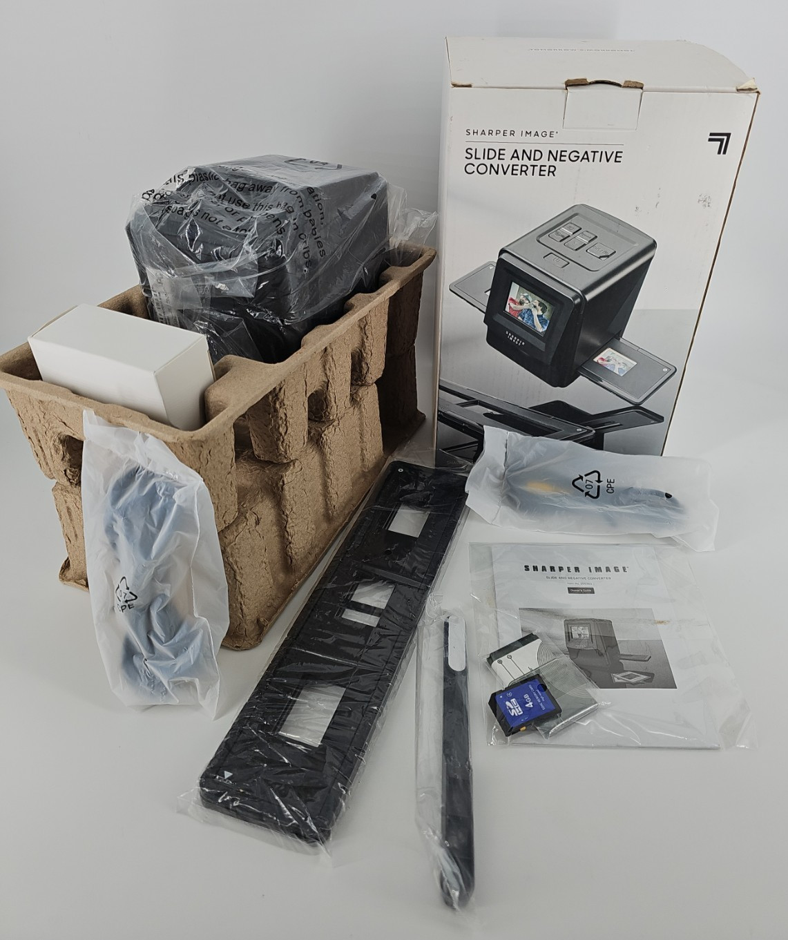 ​Sharper Image Slide and Negative Converter Digital Scanner 205369 Open Box NEW