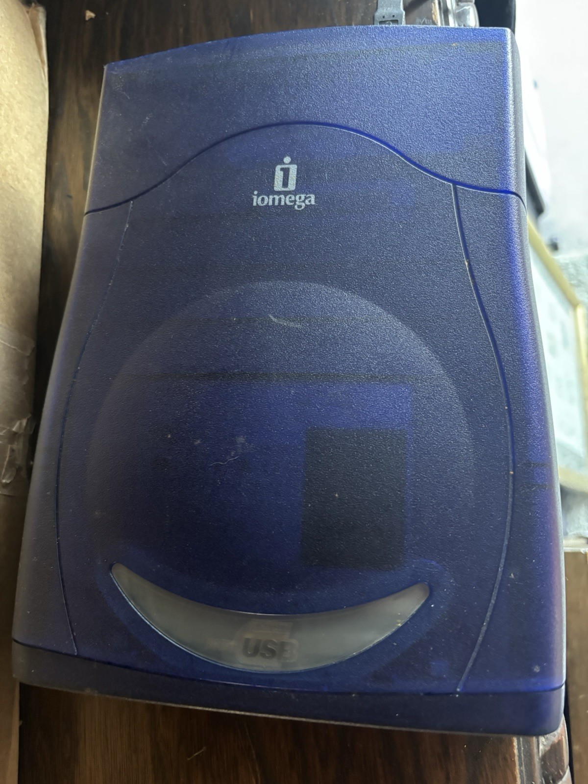 Iomega External USB CD-RW Drive CDRW6402EXT Blue 40x Read 10x Write