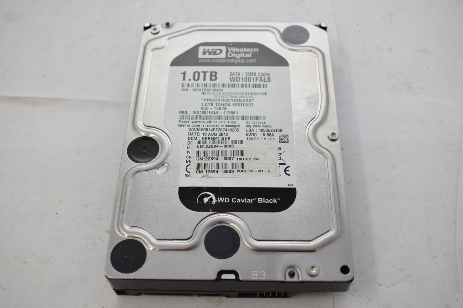 Western Digital Black WD1001FALS-41Y6A1 1TB Hard Disk Drive 3.5'' HDD 
