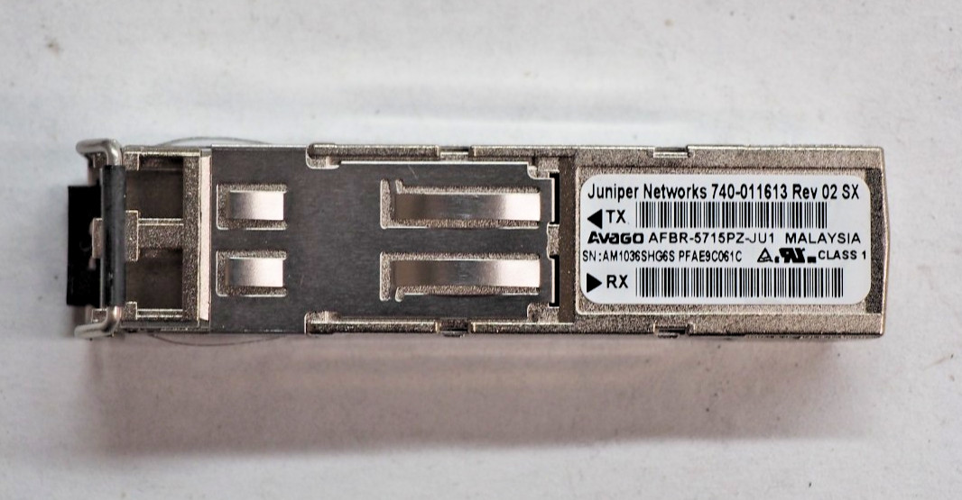 Lot of*9 Juniper 740-011613 Avago SX AFBR-5715PZ-JU1 Optical Transceiver