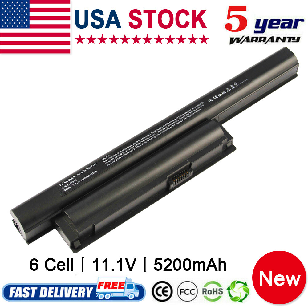 VGP-BPS22 VGP-BPS22A Battery for Sony battery VAIO E Series 5200mAh 6 Cell