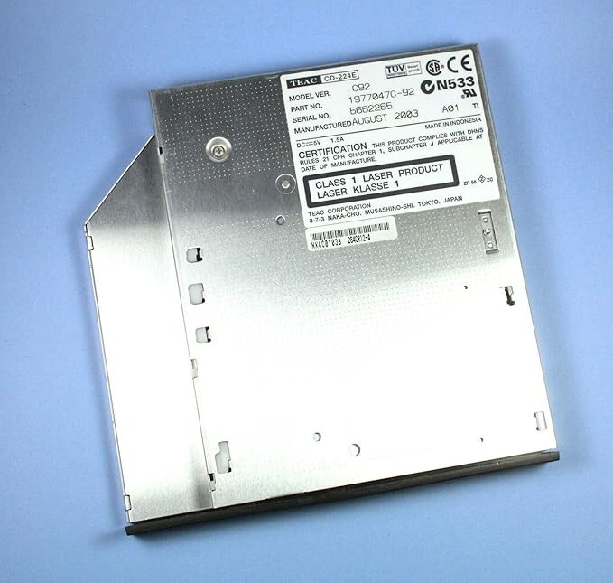 1 pc - TEAC / Toshiba Data Slim CD-224E CD-ROM Drive OEM 50pin Connector