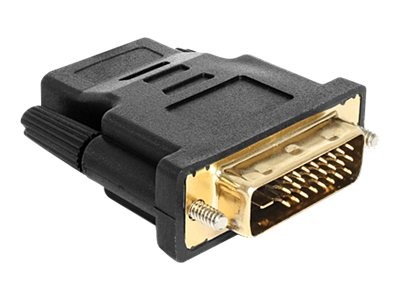 Delock Adapter DVI 24+ Male > HDMI Female Adapter 65466