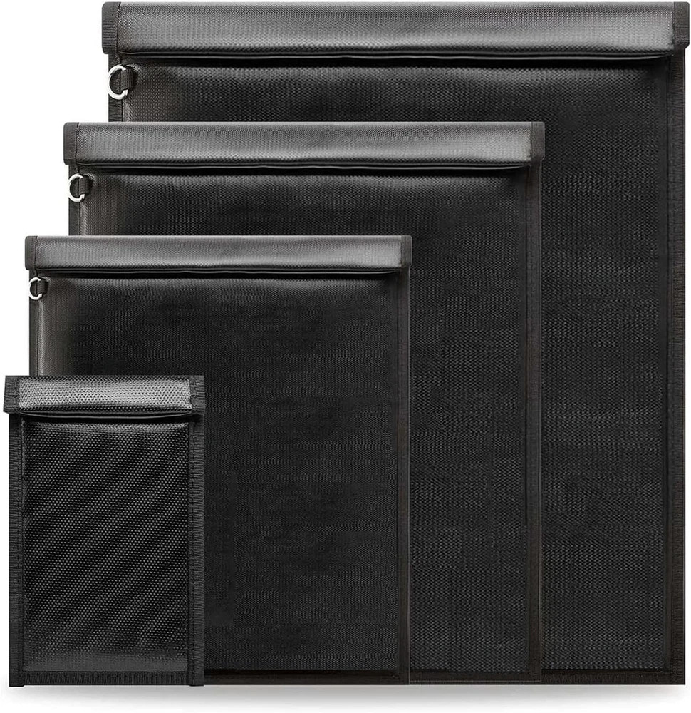 Military Grade Faraday Bags RFID Signal Blocking Cages for Key Fob 4 Pack