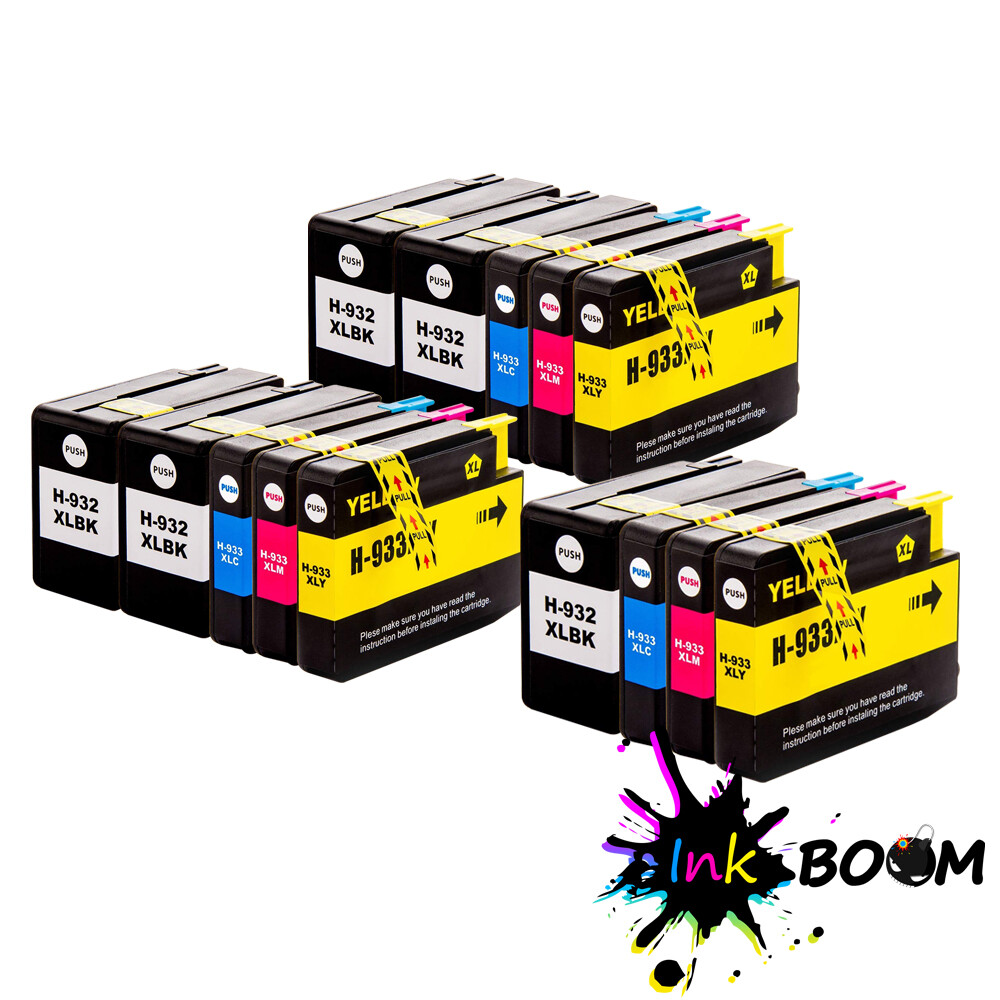 14 Ink Cartridge replace for HP 932XL 933XL Officejet 6100 6600 6700 7110 7612