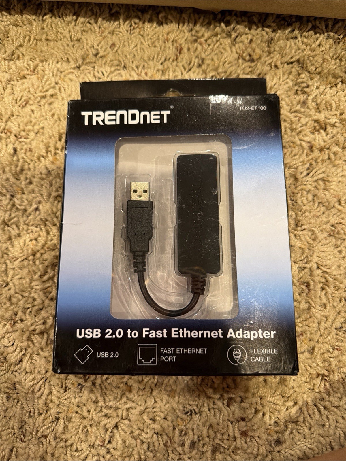 TRENDnet USB 2.0 to Fast Ethernet Adapter TU2-ET100 (BRAND NEW)