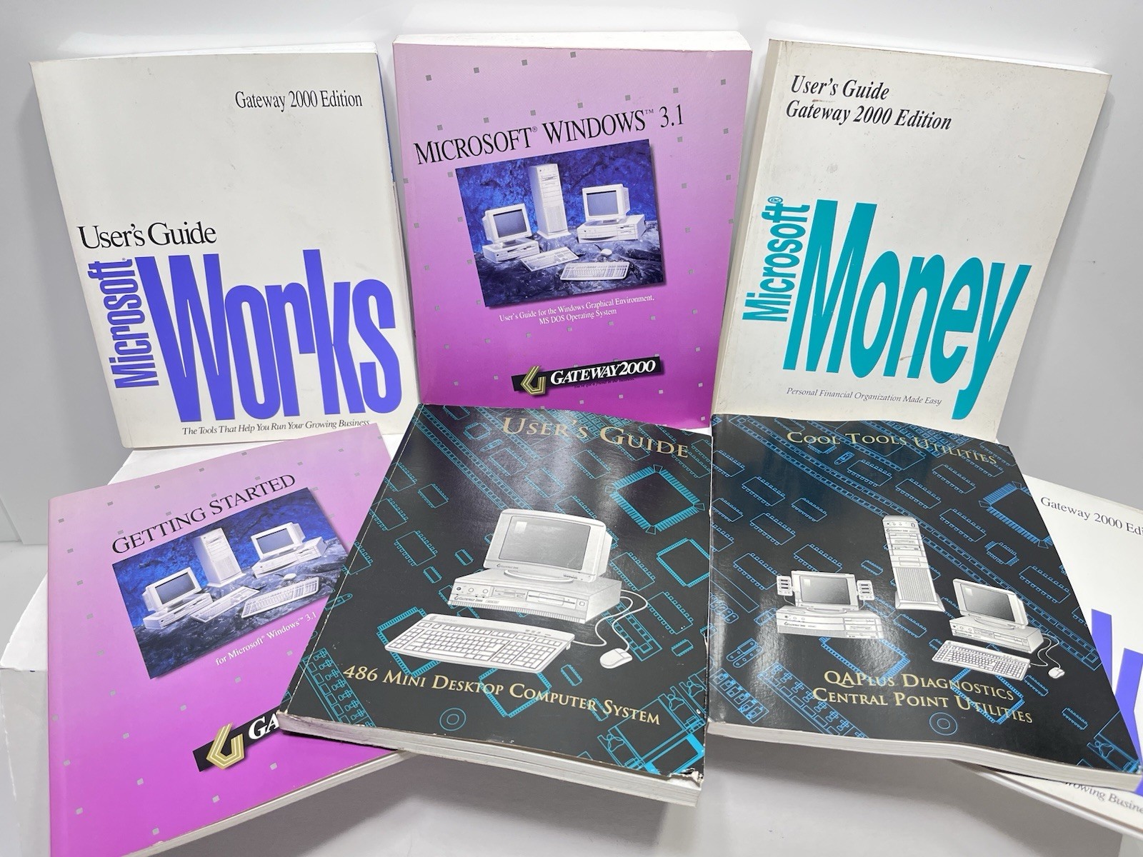 Gateway 2000 Manuals Microsoft Manuals  Lot Of 7 