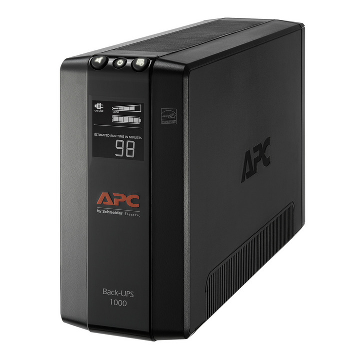 Newbox APC BX1000M Back-UPS 1000, Compact Tower, 1000VA, 120V, AVR, LCD, 8 NEMA