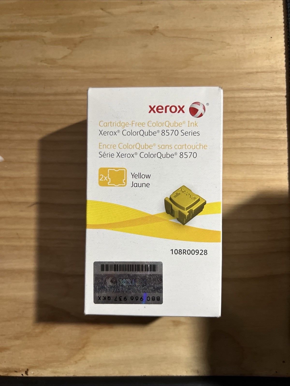 Genuine Xerox ColorQube 8570/8580 Series Yellow Solid Ink 108R00928