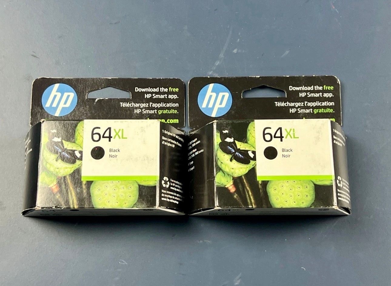 Lot of 2 Genuine OEM HP 64XL Black SET Ink Cartridge Exp 3/2026 
