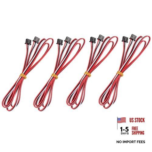 4pcs/lot 3D Printer Parts 1M/2M XH2.54 3PIN Cable Endstop 2M Length-4pcs